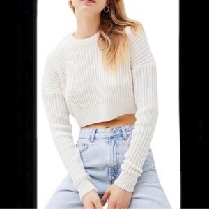 Urban Outfitters Cream Knit Sweater